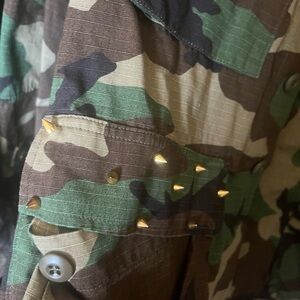 Camouflage Studded Jacket